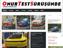 Tablet Screenshot of onurtestsurusunde.com